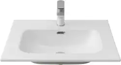 Раковина Aquanet Flat 60 254363 прямоугольная, Белая глянцевая