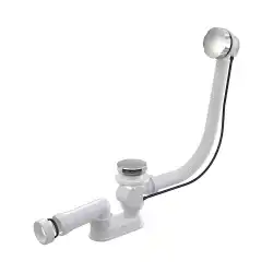 Слив-перелив Alcaplast A55KM полуавтомат для ванны, хром