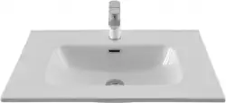 Раковина Aquanet Flat 70 284027 прямоугольная, Белая глянцевая