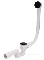 Слив-перелив для ванны Aquanet V55R 70 см черный