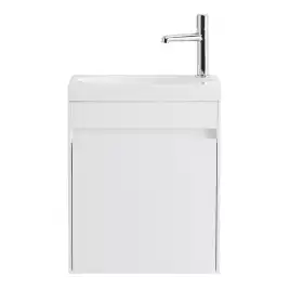 Тумба под раковину BelBagno PIETRA MINI-460-1A-SO-BL-L подвесная Bianco Lucido