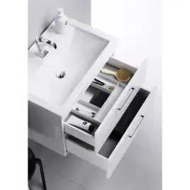 Тумба с раковиной подвесная Aqwella Manchester 60 см, MAN01062, цвет Белый