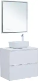 Тумба под раковину Aquanet Арт 75 белый матовый 313255
