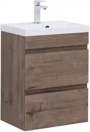 Тумба под раковину Aquanet Нота New 50 дуб веллингтон табак 334190
