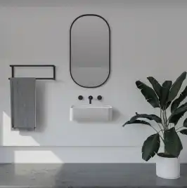 Раковина подвесная ABBER STEIN 50х40х15 AS2626, прямоугольная, белая матовая