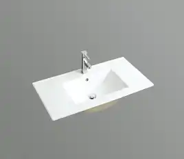 Умывальник CeramaLux 9090E 915х465х175 Полувстраиваемая цвет Белый