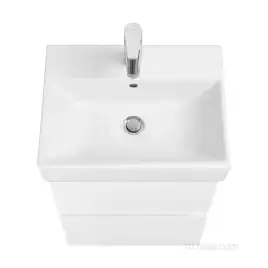 Тумбы под раковину Roca Oleta 50 A857638806 подвесная, цвет, Белый глянец