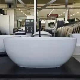 Ванна из литьевого мрамора  Aqua de Marco Caprice 160х80х60 1160WCAPR_GEL, Белая