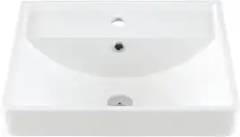 Раковина Aquanet Ирис 50 301802 прямоугольная, Белая глянцевая