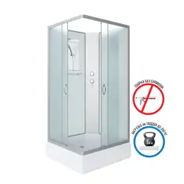 Душевая кабина Niagara Classic 90х80х200 NG-33984-14QBK средний поддон, без гидромассажа, 339844QBK