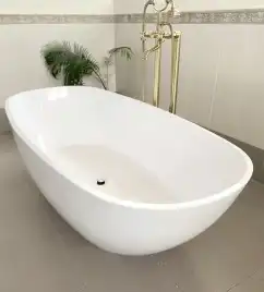 Ванна из литьевого мрамора  Aqua de Marco ANGELO 173х80 Белая 1175WANG