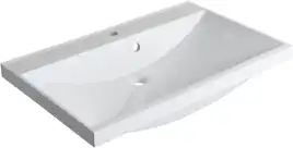 Раковина Aquanet Нота 75 281221 прямоугольная, Белая глянцевая