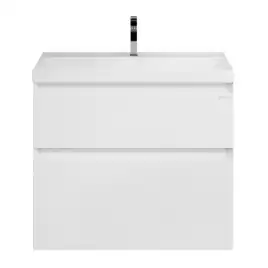 Тумба под раковину Grossman Меркадо 70 подвесная, белая матовая (107078)