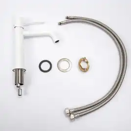 Смесители для раковины AVS Slimmer 811-100-MW, белый матовый