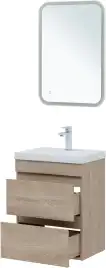 Тумба под раковину Aquanet Нота New 50 дуб светлый 334196