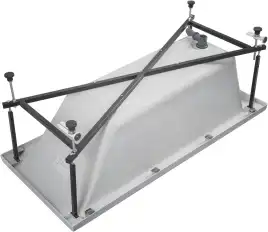 Акриловая ванна Aquanet Bright 155х70 (239666), на каркасе, белая