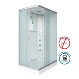 Душевая кабина Niagara Classic 90х70х215 NG-43975-14QG низкий поддон, с гидромассажем, 439753QG