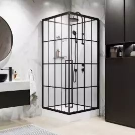 Душевая кабина Niagara Standart 100х100х225 ST100/15QR/KL/BKT низкий поддон, без гидромассажа