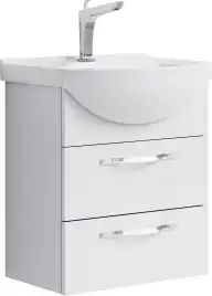 Тумба с раковиной подвесная Aqwella Allegro 50 см, Agr.01.05/2, цвет Белый