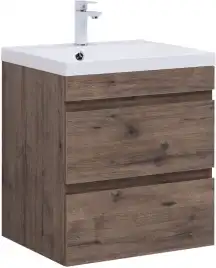 Тумба под раковину Aquanet Нота New 60 дуб веллингтон табак 334191