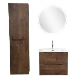 Тумба под раковину BelBagno ETNA39-500/390-2C-SO-RW-P подвесная Rovere Moro