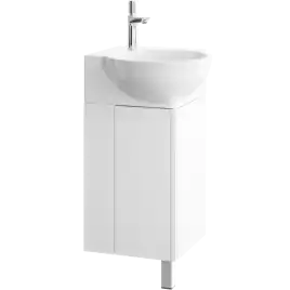 Тумба с раковиной напольная Aqwella Porto 45 см, POR0104WW, цвет Белый