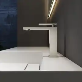 Смеситель для раковины Vincea Dice VBF-2DS1BN однорычажный, сатин