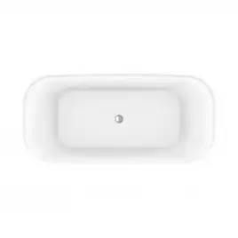 Акриловая ванна BelBagno 170х80 BB702-1700-800-K, отдельностоящая, Белая глянцевая