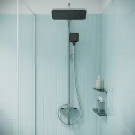 Душевая система IDDIS Parker PARSB3Fi06 для ванны с изливом цвет, Глянцевый хром