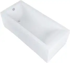 Акриловая ванна Aquanet Bright 170х70 (267835), на каркасе, белая