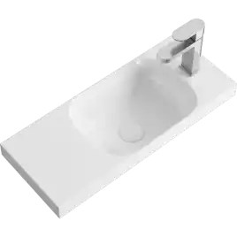 Тумба с раковиной подвесная Aqwella 5 Stars Alba 60 см, ALB0106RDD+ALB0706WM, цвет Дуб Давос