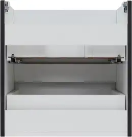 Тумба под раковину Aquanet Вега 2.0 50 черный, подвесная, 337952