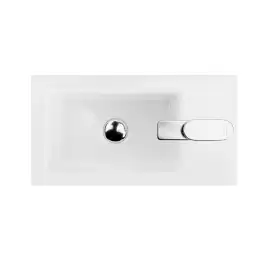 Раковина KERAMA MARAZZI LATO встраиваемая сверху, 50 см, белая глянцевая, LA.wb.50