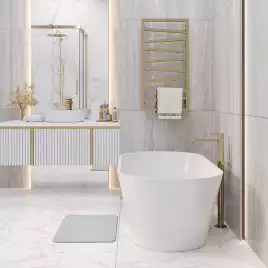 Ванна из литьевого мрамора  Aqua de Marco CORSICA 168х81 Белая 1700CORS
