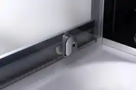 Душевая кабина Loranto 100х80 CS-5180-13R G, низкий поддон, цвет профиля сатин