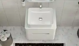 Тумба под раковину Jorno BOSKO 60 Bos.01.60/P/W Белая