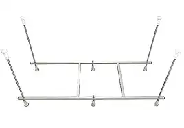 Сборный каркас к ванне AZARIO BELLA 170х80 см шпильки (AV.0023170K)