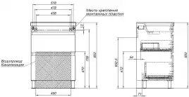 Тумба под раковину Aquanet Нота New 60 белый глянец, 344141