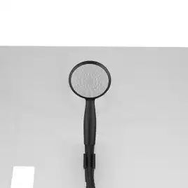 Душевая кабина Loranto 90х90 низкий поддон, прозрачное стекло, профиль Черный, CS-21801