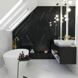 Ванна из искусственного камня WHITECROSS 170x80 Glock, белая матовая 0221.170080.200