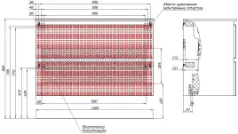 Тумба под раковину Aquanet Джейн (Flat) 100 маренго, подвесная, 335431