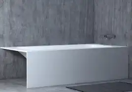 Ванна Salini ORLANDA 180х80 102012G из материала S-Sense, Белая глянцевая