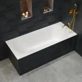 Ванна из искусственного камня WHITECROSS 170x70 Gin, белая матовая 0217.170070.200