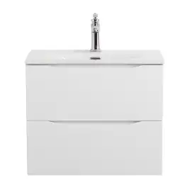 Тумба под раковину BelBagno MARINO-CER-MINI-500-2C-SO-BL-P подвесная Bianco Lucido