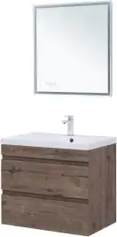 Тумба под раковину Aquanet Нота New 75 дуб веллингтон табак 334192