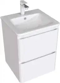 Тумба под раковину Aquanet Эмбер 50 белый матовый 330463