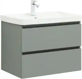 Тумба под раковину Aquanet Вега 2.0 70 мисти грин, подвесная, 337960