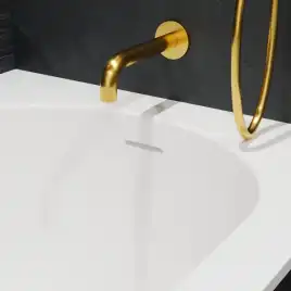 Ванна из искусственного камня WHITECROSS 165x75 Gin, белая матовая 0217.165075.200