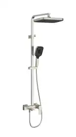 Душевая система  Vincea Cube VSFS-4C12BN VSFS-4C12BN для ванны с изливом, брашированный никель