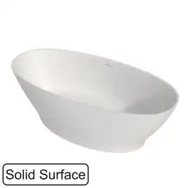 Ванна из искусственного камня WHITECROSS 170x80 Glock, белая матовая 0221.170080.200